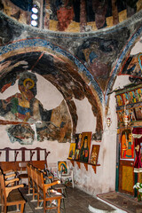 The 12th-century Byzantine temple was decorated with frescoes shortly after completion. After the...
