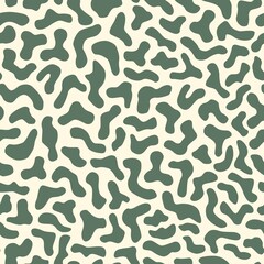 Fototapeta na wymiar Seamless pattern of stylish abstract texture with repeating organic shapes
