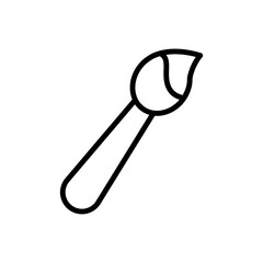 Brush, painter icon. Simple line, outline vector elements of kindergarten icons for ui and ux, website or mobile application