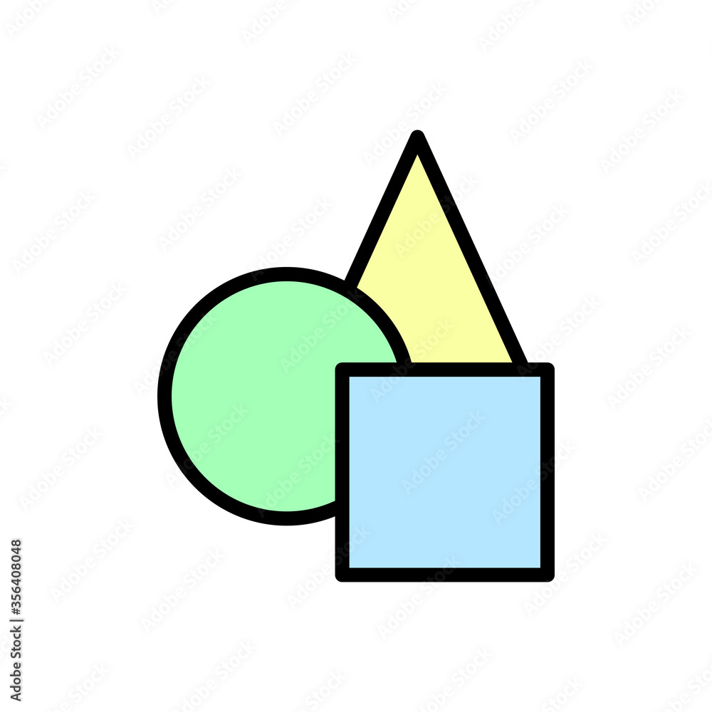 Poster toy, figurines icon. simple color with outline vector elements of kindergarten icons for ui and ux, 