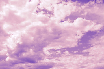 Cloud background with a pastel color from blue to pink gradient.