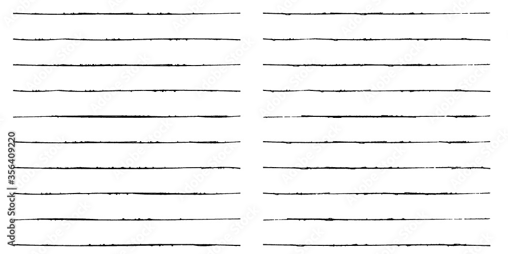 Poster brush stroke collection . grunge lines . vector stripes . distressed black dividers . set of dirty t