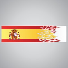spain flag banner