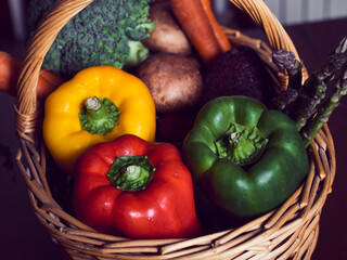vegetable mix in basket