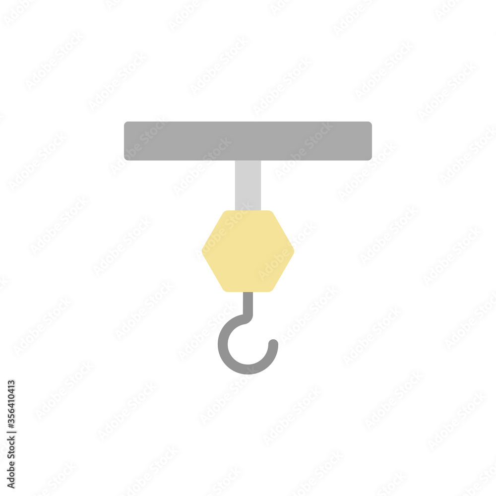 Poster hook, manufacturing icon. simple color vector elements of production icons for ui and ux, website or