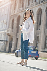 Fototapeta premium walking around the city