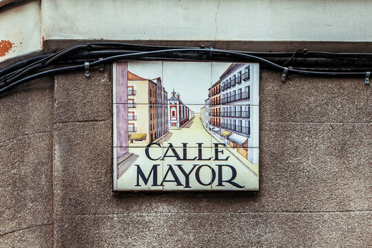 Street sign "Calle Mayor"