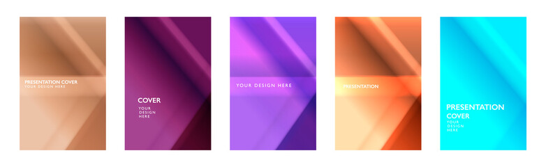 Abstract gradient. Arrow geometric, 3D background with light reflex and shine. Building top view effect. Identity cover design. Wallpaper for screen.