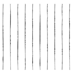 Brush Stroke Collection . Grunge lines . Vector stripes . Distressed Black dividers . set of dirty Textured shape .scratches for your design.