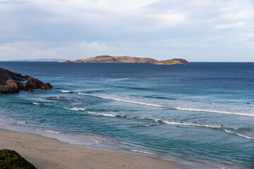 The azure waters and surf of Esperance, Western Australia