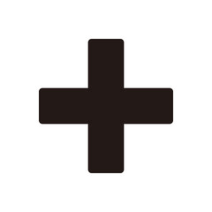 medical cross icon vector illustration sign