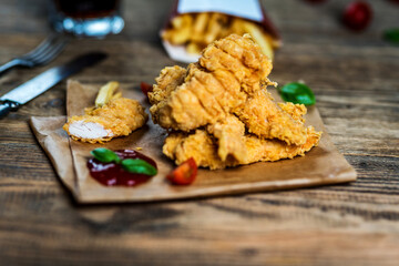 Chicken breast strips
