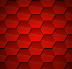 red roof tiles volume. Vector background