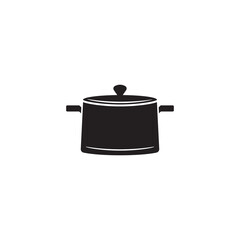 Saucepan Icon Logo Vector template
