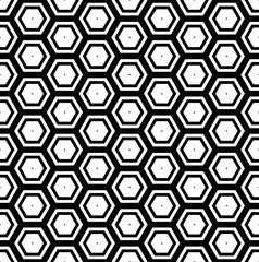 Seamless geometric hexagons pattern.