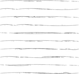 Brush Stroke Collection . Grunge lines . Vector stripes . Distressed Black dividers . set of dirty Textured shape .scratches for your design.