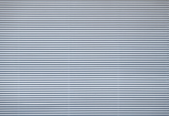 Blue silver corrugated metal background