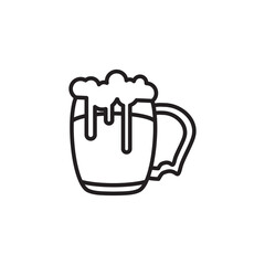 beer icon design vector template eps10