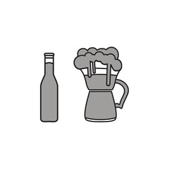 beer icon design vector template eps10