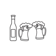 beer icon design vector template eps10