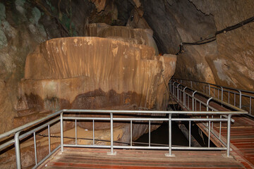Beautiful nature view inside the Kelam Cave in Perlis,Malaysia