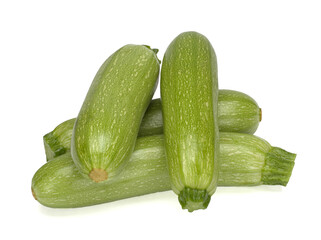 Squash, vegetables marrows, zucchini isolated on a white background