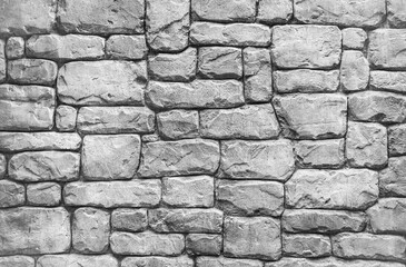Unshape stone wall background