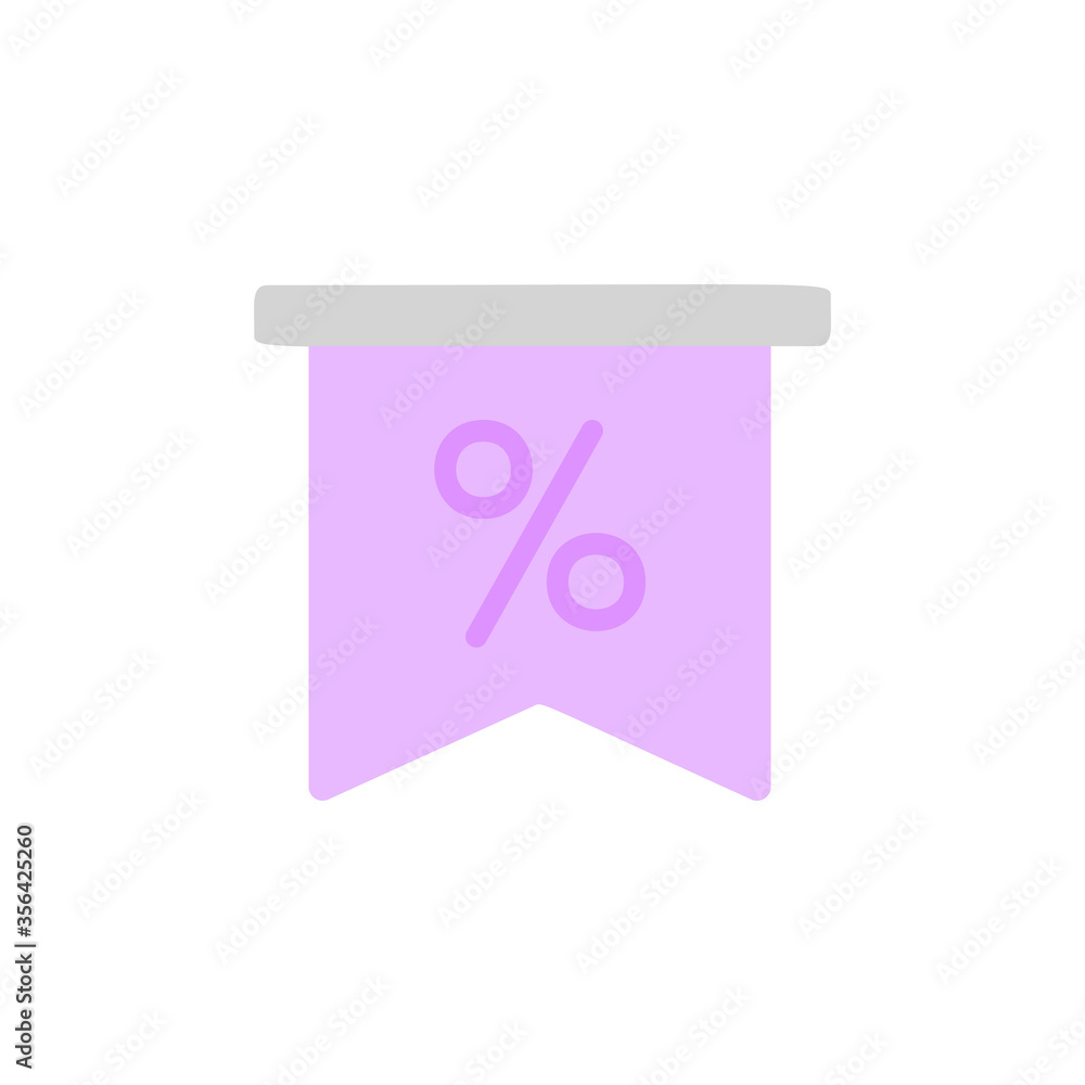 Poster sign, sale icon. simple color vector elements of shopping center icons for ui and ux, website or mob