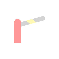 Barrier, parking icon. Simple color vector elements of shopping center icons for ui and ux, website or mobile application