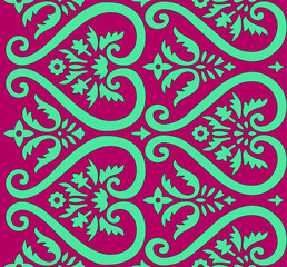 Fototapeta na wymiar seamless paisley pattern