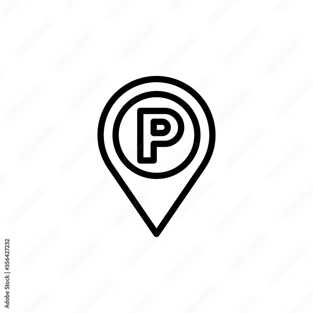 Poster placeholder icon. simple line, outline vector elements of navigation icons for ui and ux, website or