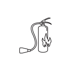 extinguisher icon vector design template eps10