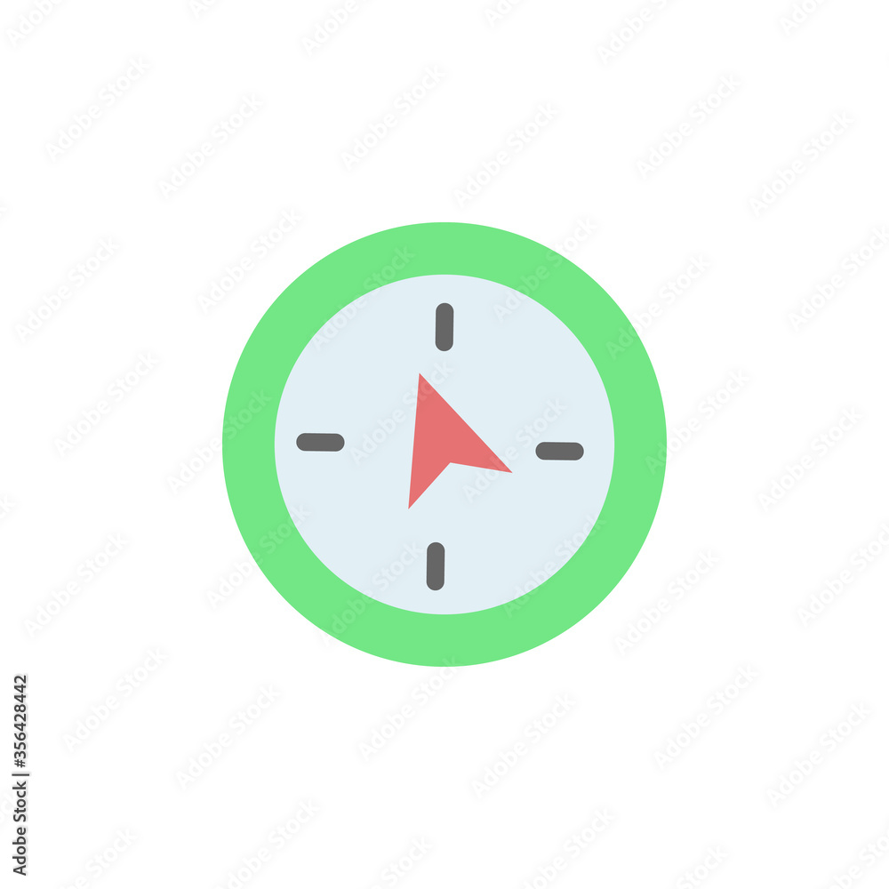 Poster compass icon. simple color vector elements of navigation icons for ui and ux, website or mobile appl