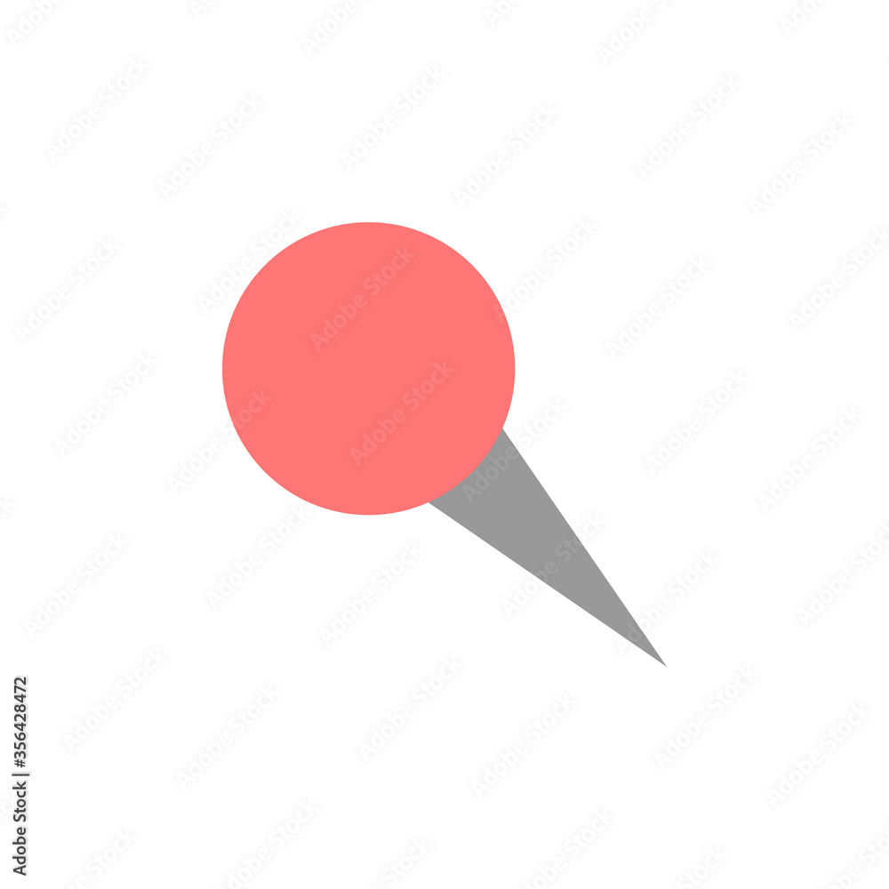 Poster pin icon. simple color vector elements of navigation icons for ui and ux, website or mobile applicat