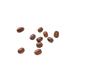 Coffee beans. Isolated on a white background.
