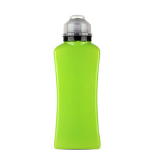 Plain medium green plastic bottle