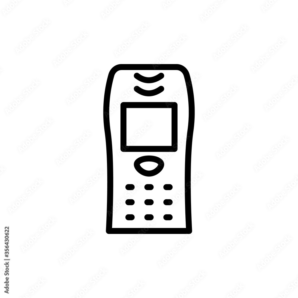 Aufkleber phone, mobile, technology icon. simple line, outline vector elements of communication icons for ui a