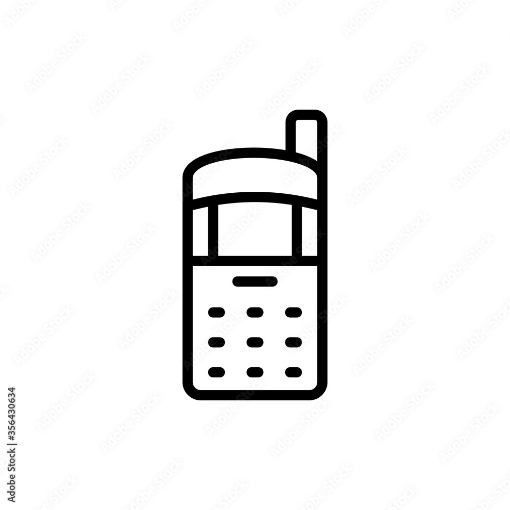 Aufkleber phone, mobile, technology icon. simple line, outline vector elements of communication icons for ui a