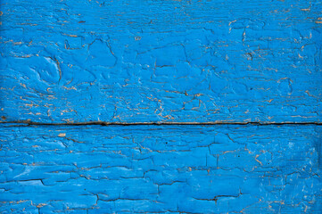 Beautiful blue wood texture for the background. blue on wooden boards. blue sea background