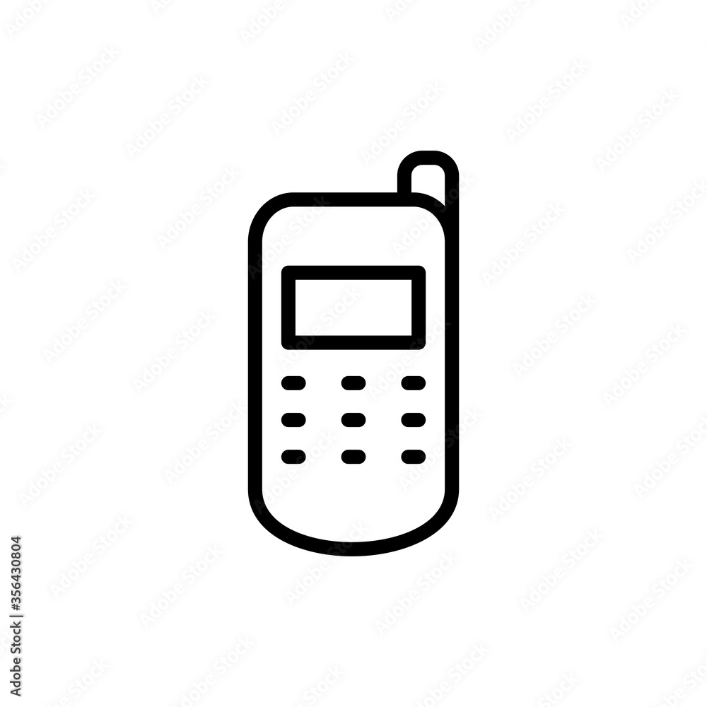 Aufkleber phone, mobile, technology icon. simple line, outline vector elements of communication icons for ui a