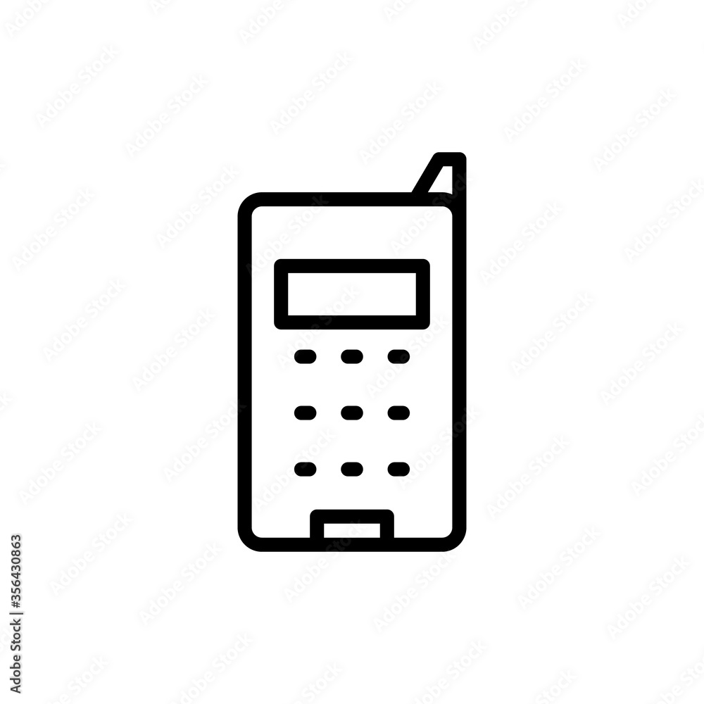 Aufkleber phone, mobile, technology icon. simple line, outline vector elements of communication icons for ui a