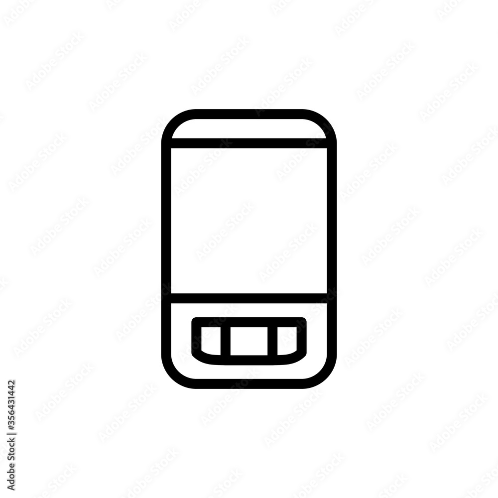Poster phone, mobile, technology icon. simple line, outline vector elements of communication icons for ui a