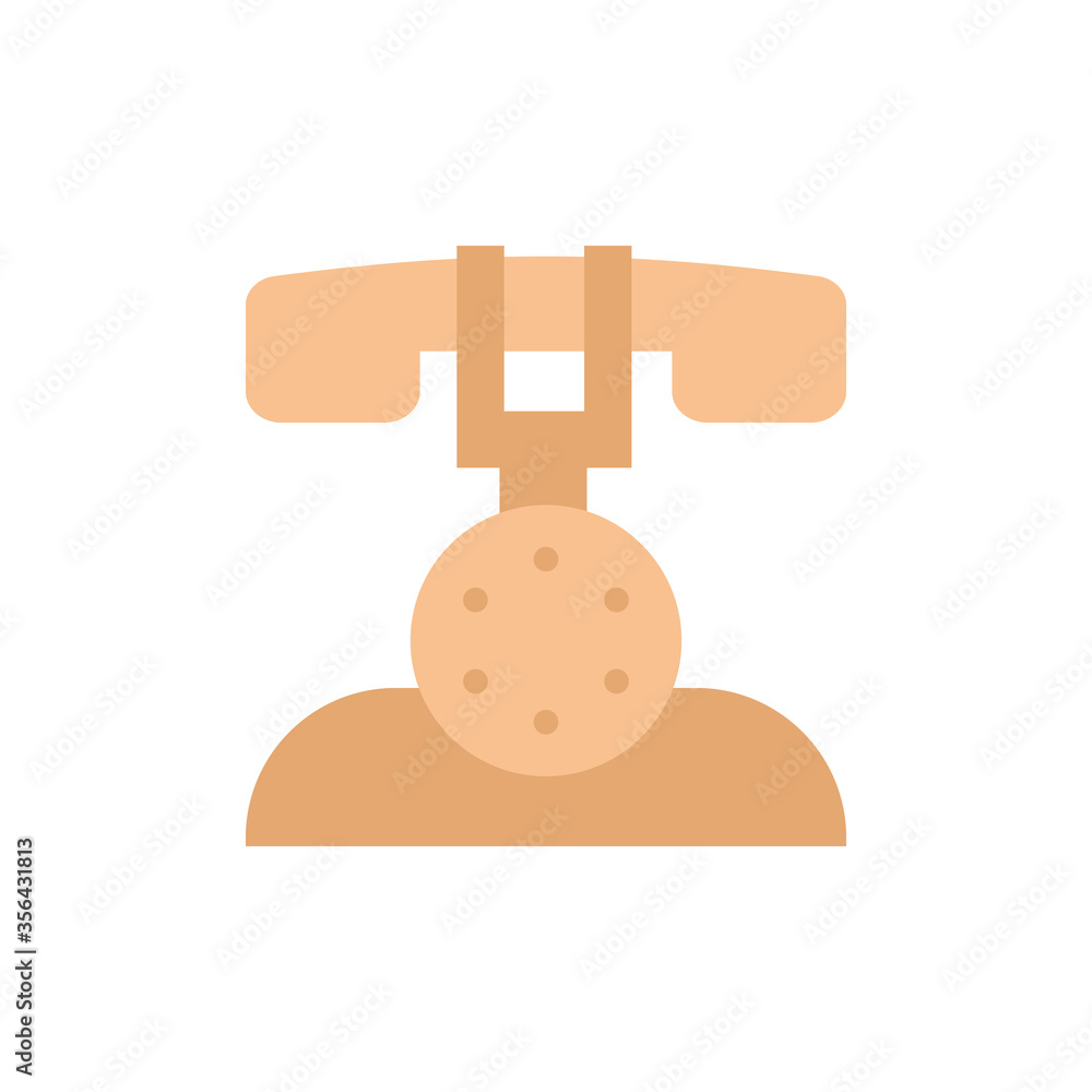 Poster phone, landline icon. simple color vector elements of communication icons for ui and ux, website or 