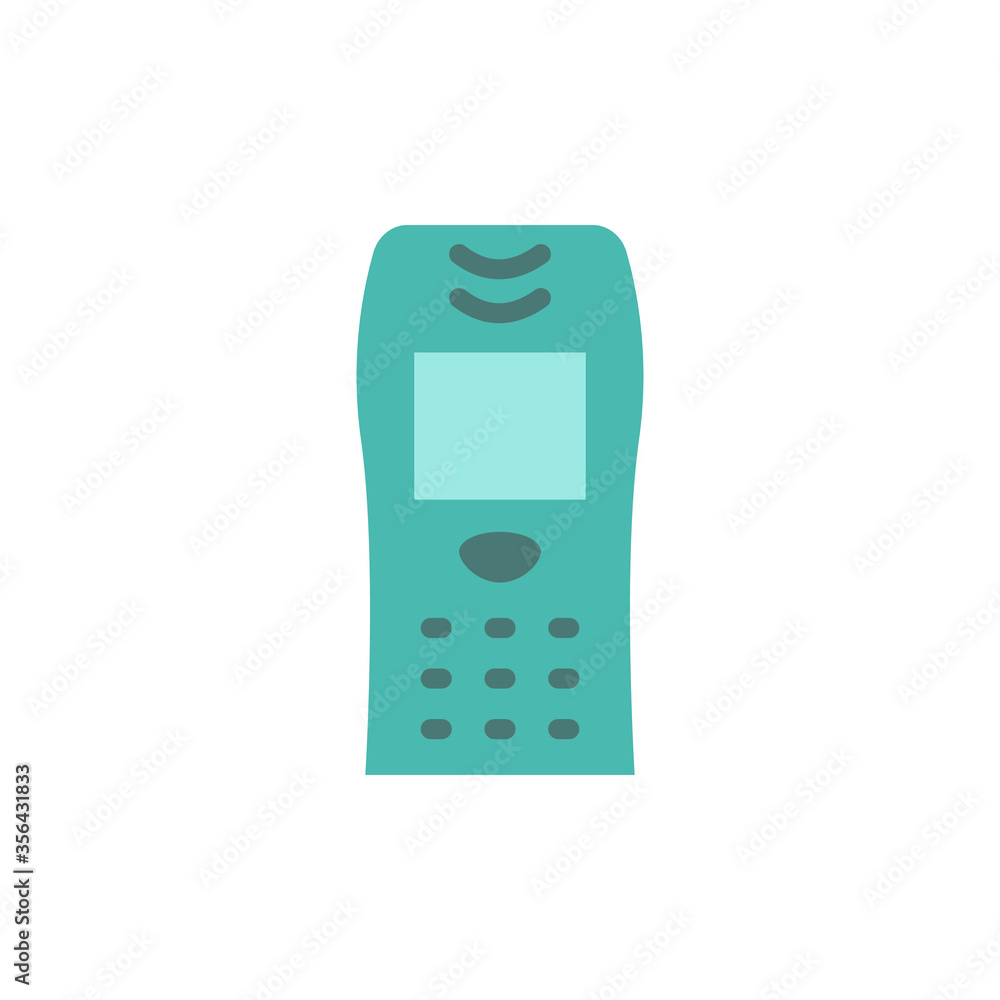 Poster phone, mobile, technology icon. simple color vector elements of communication icons for ui and ux, w