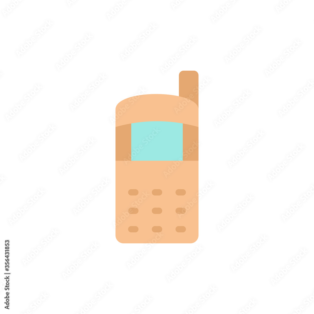 Poster phone, mobile, technology icon. simple color vector elements of communication icons for ui and ux, w