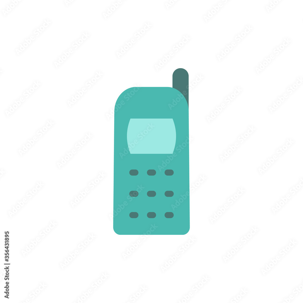 Poster phone, mobile, technology icon. simple color vector elements of communication icons for ui and ux, w