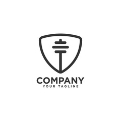 Fitness Center Logo Design Template