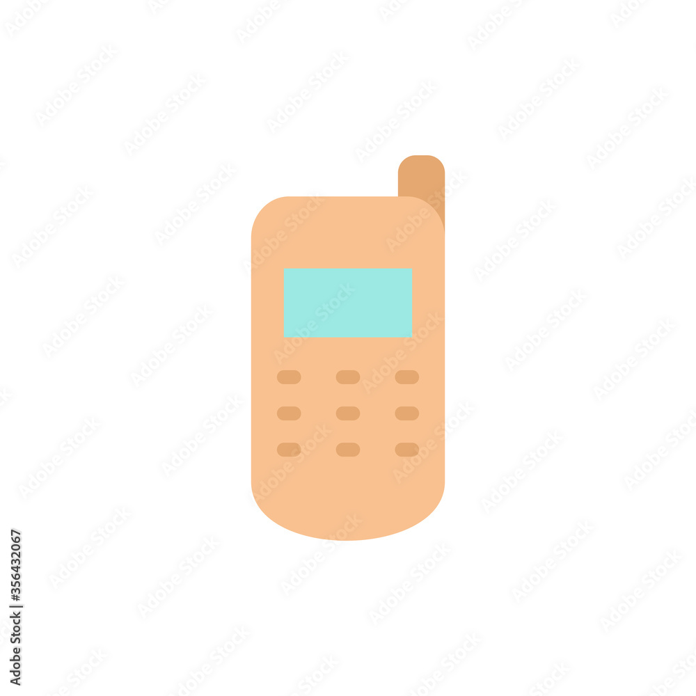 Poster phone, mobile, technology icon. simple color vector elements of communication icons for ui and ux, w