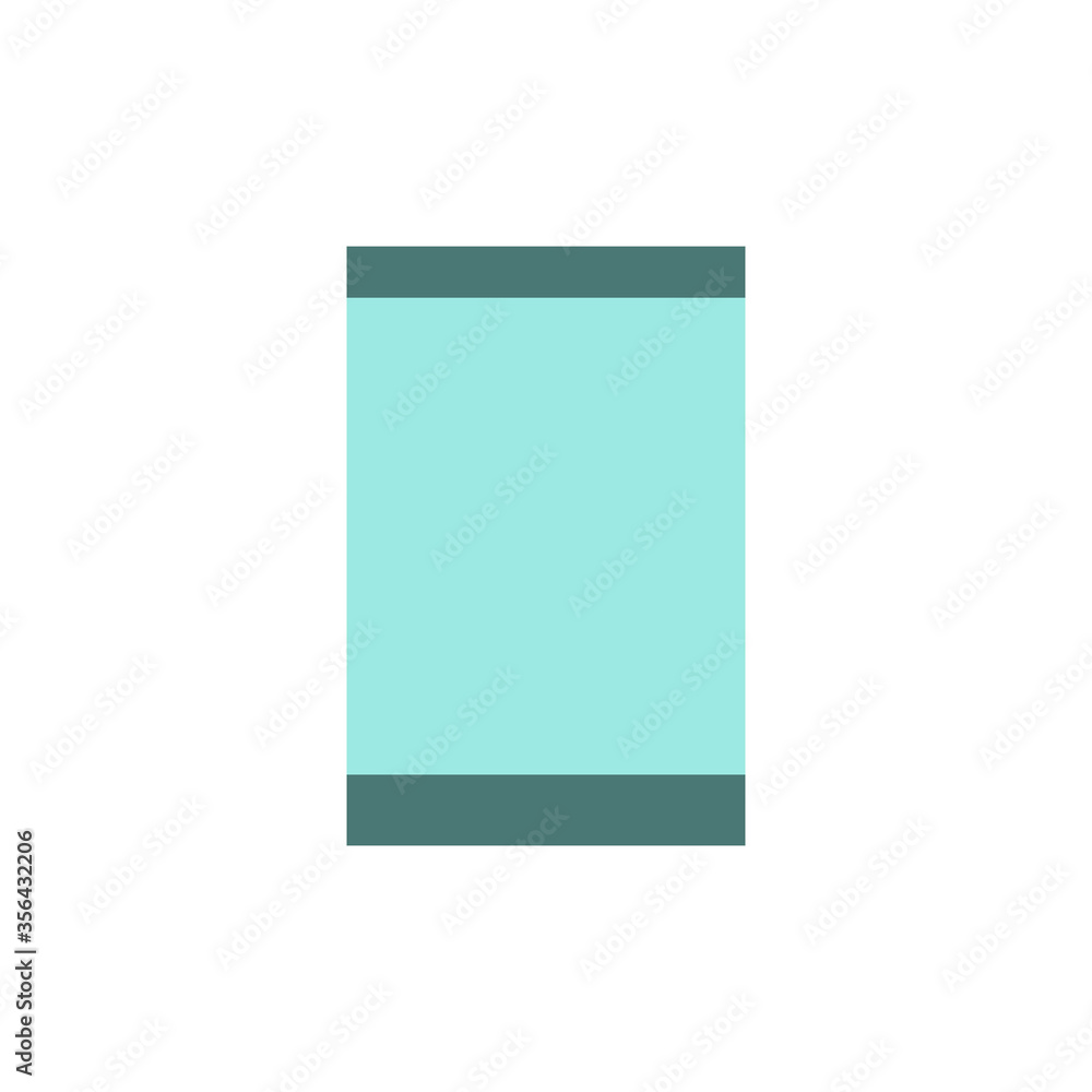 Poster smartphone, technology icon. simple color vector elements of communication icons for ui and ux, webs