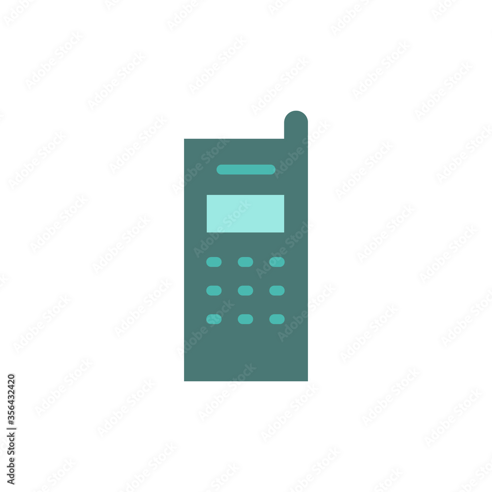 Poster phone, mobile, technology icon. simple color vector elements of communication icons for ui and ux, w